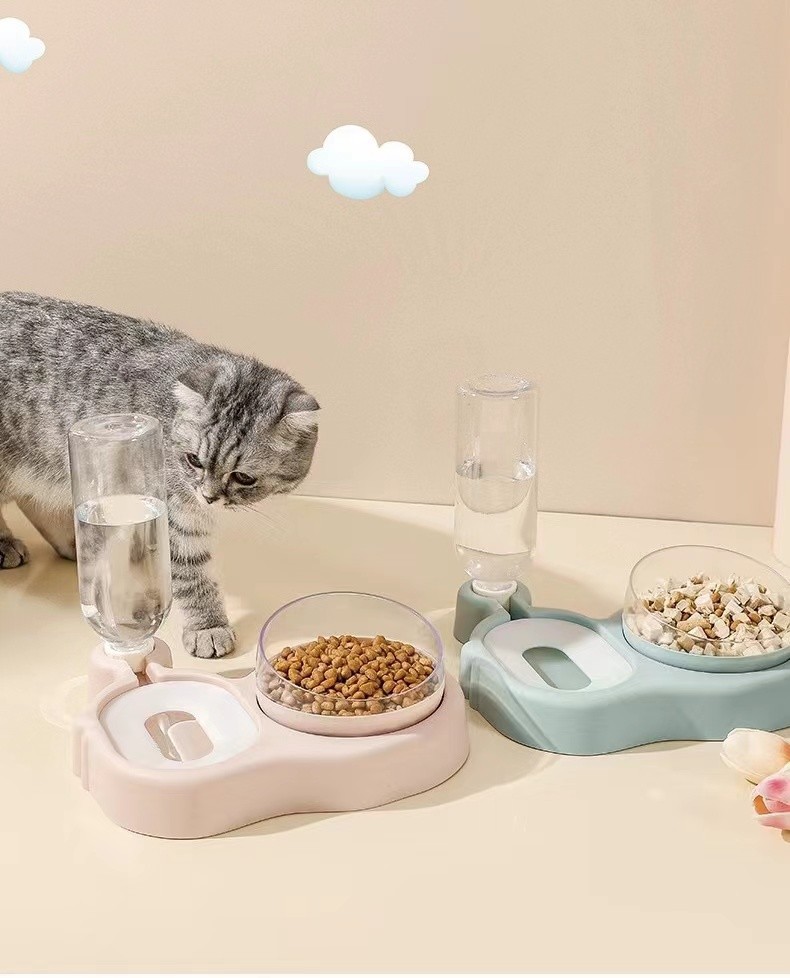 B027 Cat Water Drinking And Food Bowl