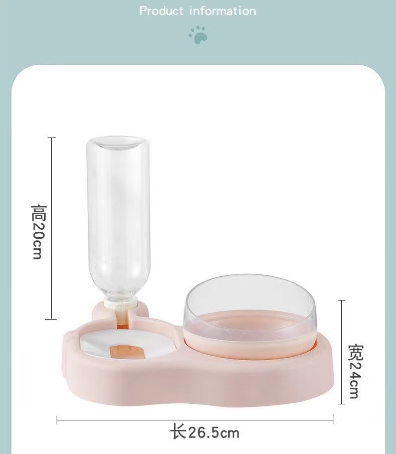 B027 Cat Water Drinking And Food Bowl